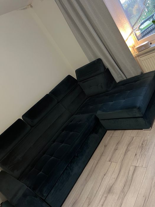 Narożnik z funkcją spania prawy