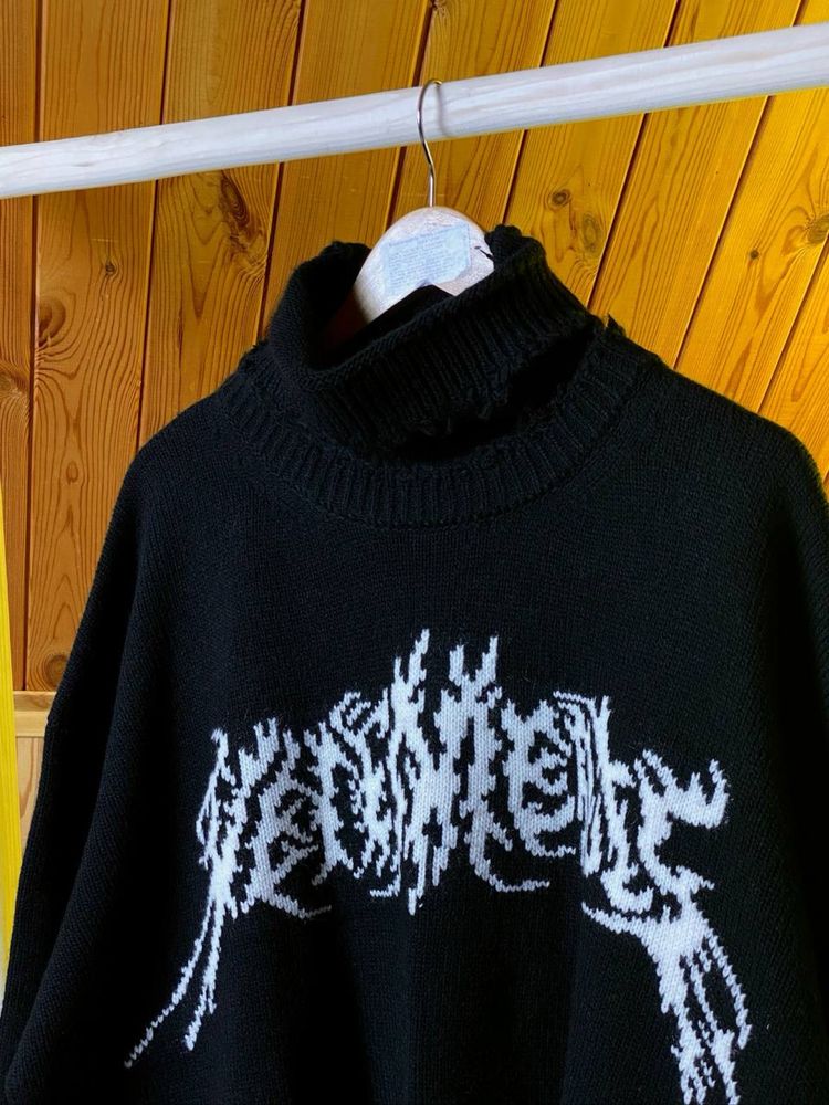 Светр Vetements Wool Balenciaga Raf Simons Rick Owens Sweater Black.