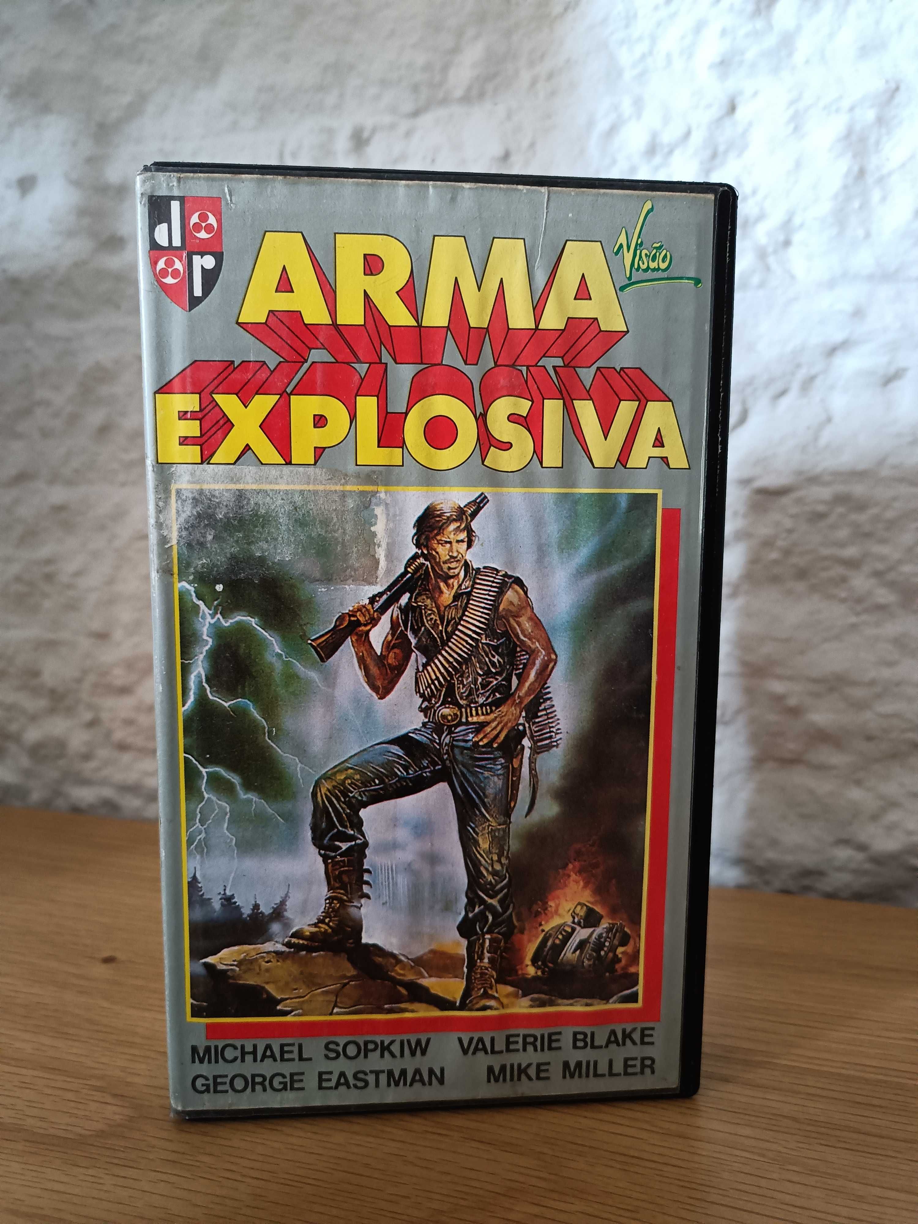 Filme VHS Arma Explosiva (Blastfighter) Lamberto Bava