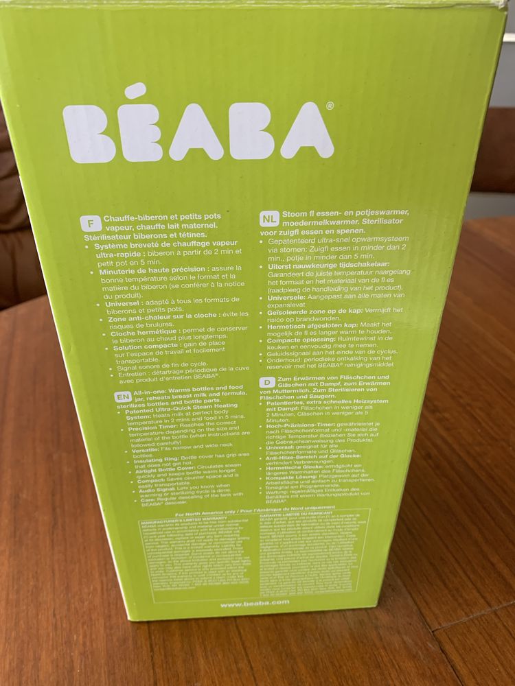 Esterilizador e aquecedor de Biberões