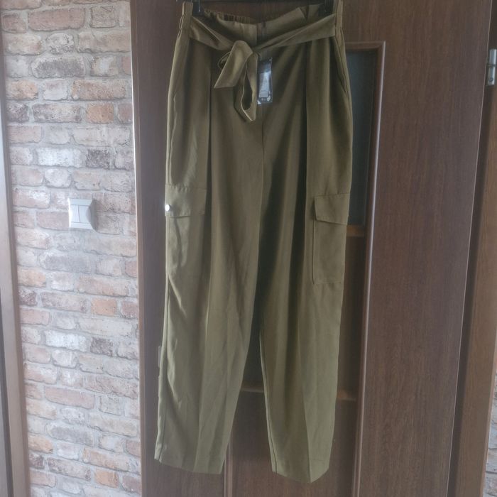 Spodnie bojówki wyższy stan