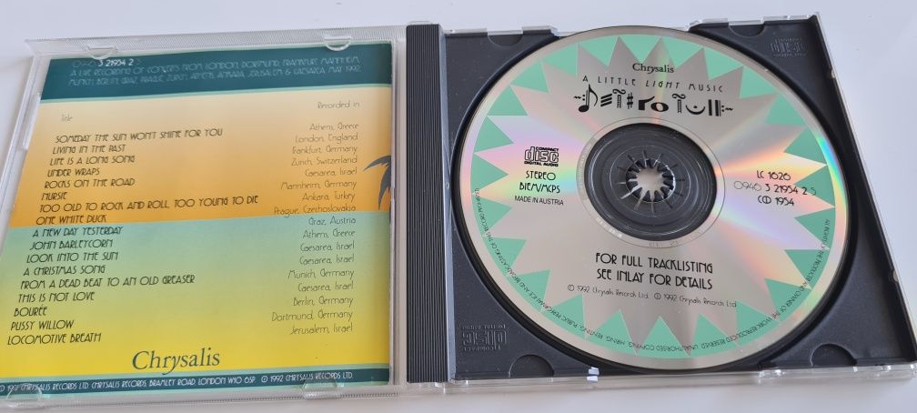 Jethro Tull - A Little Light Music CD