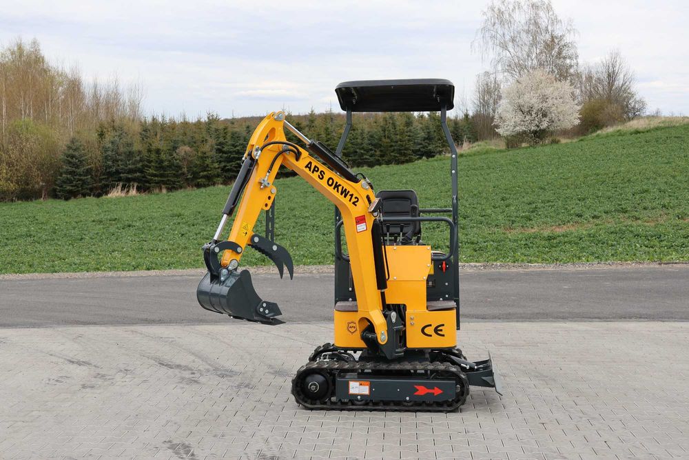 Minikoparka APS OKW12 z ramieniem skrętnym 1t  KOOP KD192 NOWA 2025