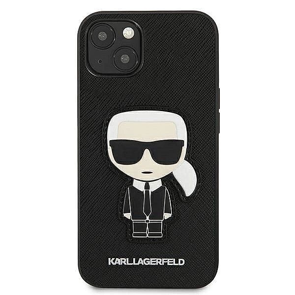 Etui Karl Lagerfeld Saffiano Ikonik Karl's Patch na iPhone 13 mini - c