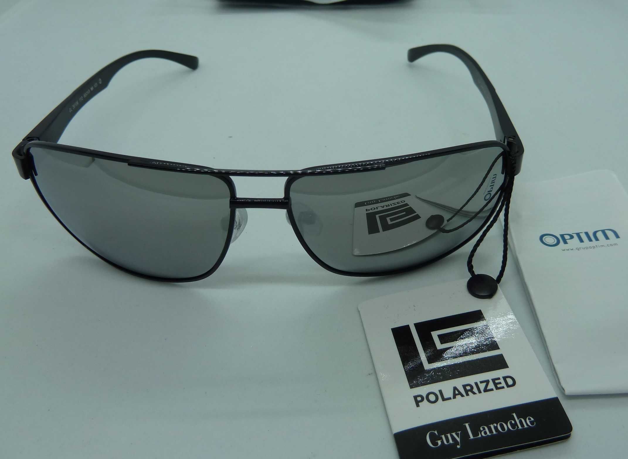 Óculos Escuros Masculinos novos Guy Laroche 63mm