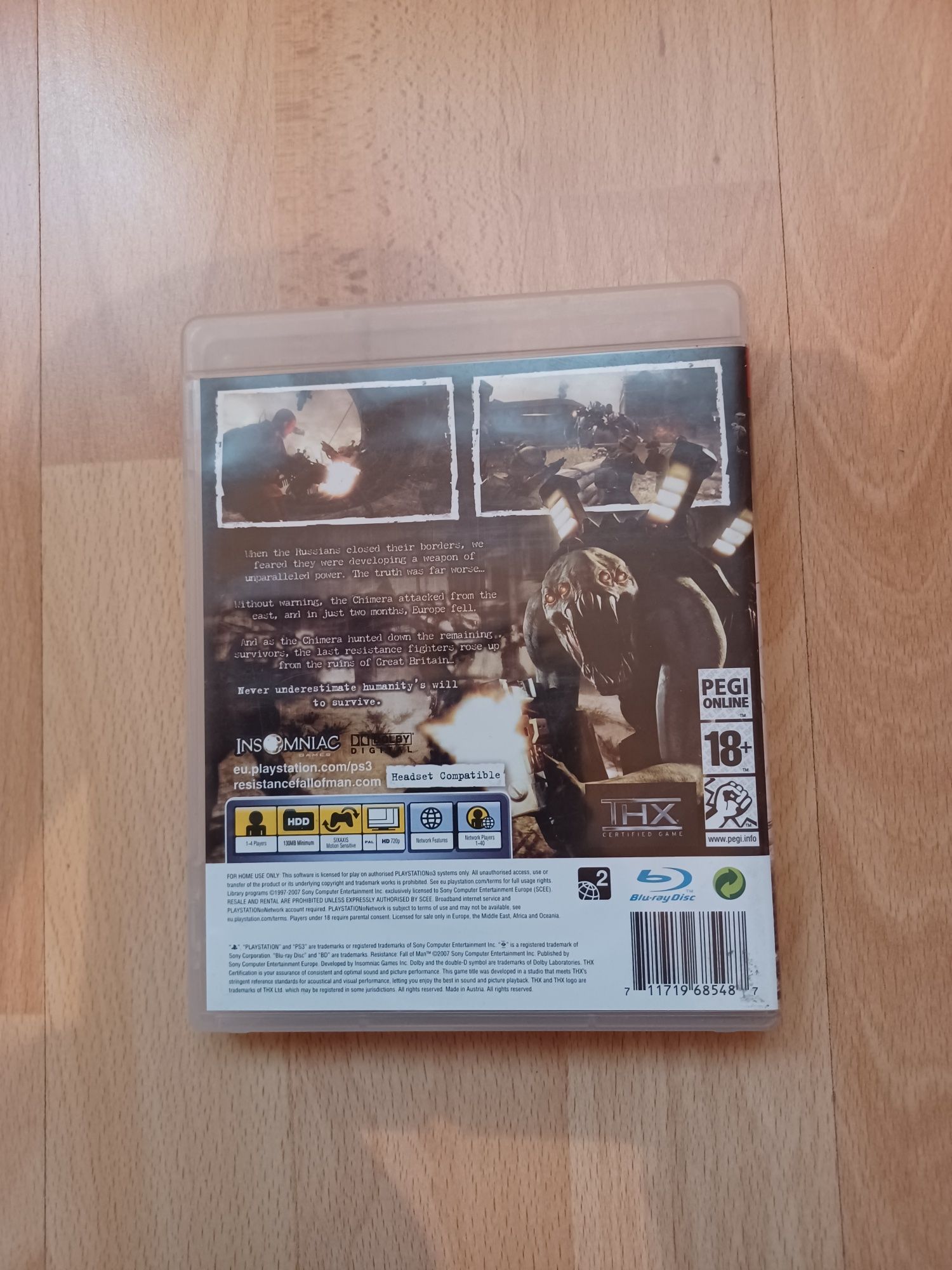 Resistance-Fall of man,gra PS3