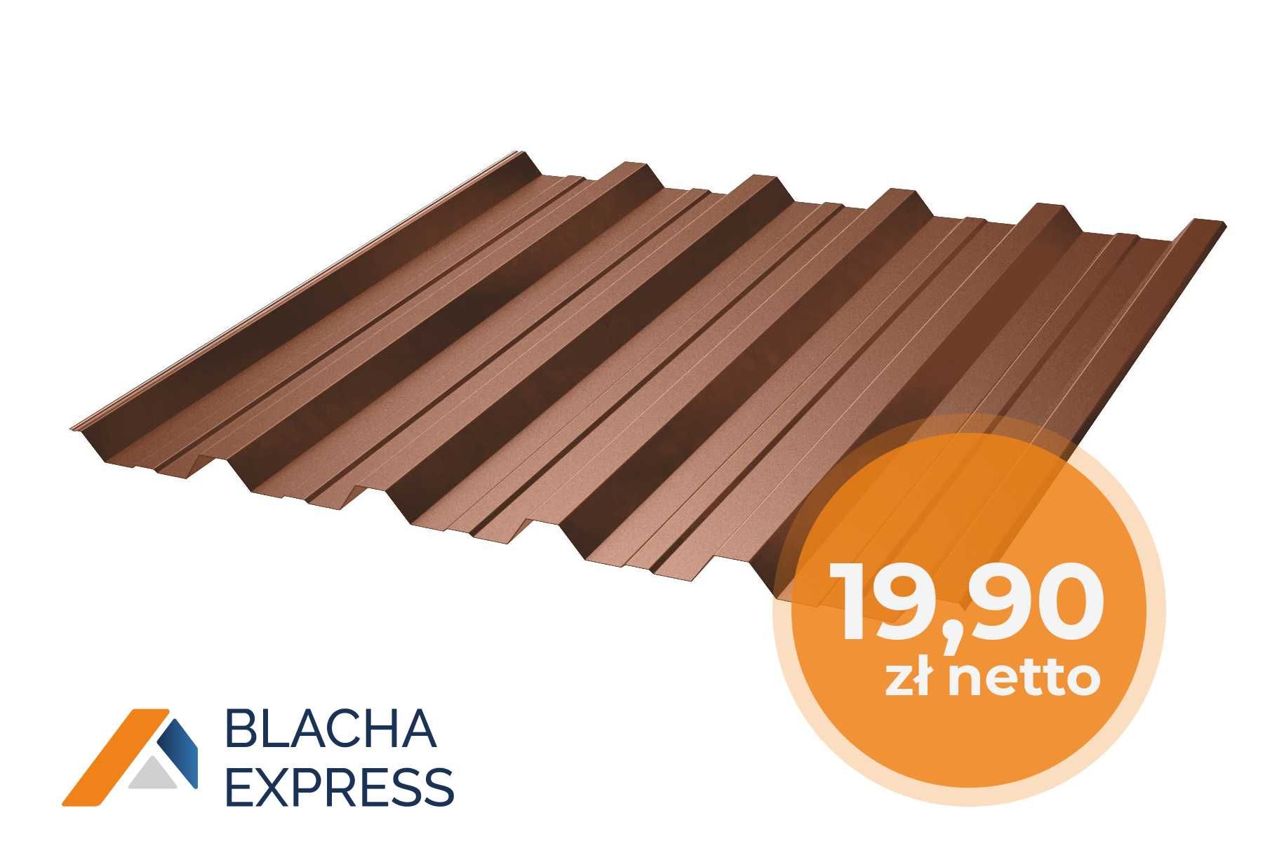 BLACHA trapezowa T18 na dach 7016 obróbki blacharskie dachowe 9005