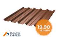 BLACHA trapezowa T18 na dach 7016 obróbki blacharskie dachowe 9005