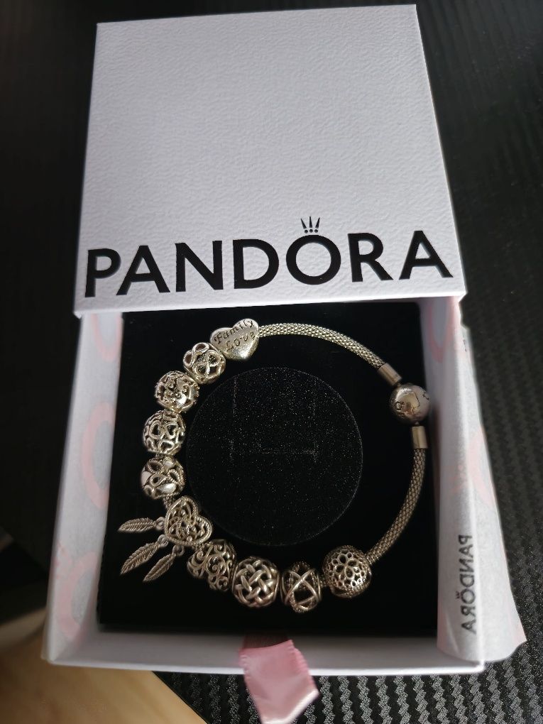 Bransoletka Pandora Moments Mesh 19cm