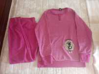 Pijama cor de rosa