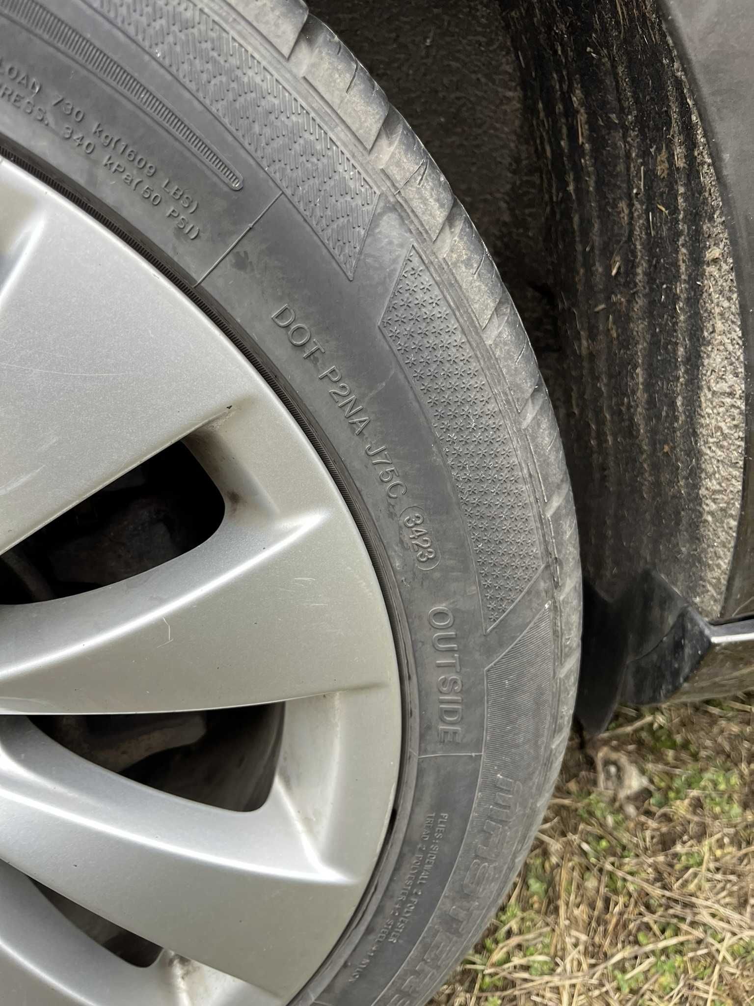 koła felgi aluminiowe z oponami vw passat b6 b7 cc 235/45r17 23r