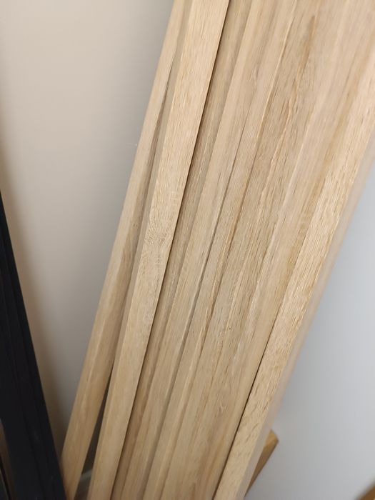 Lamele scienne 13 sztuk + listwy czarne