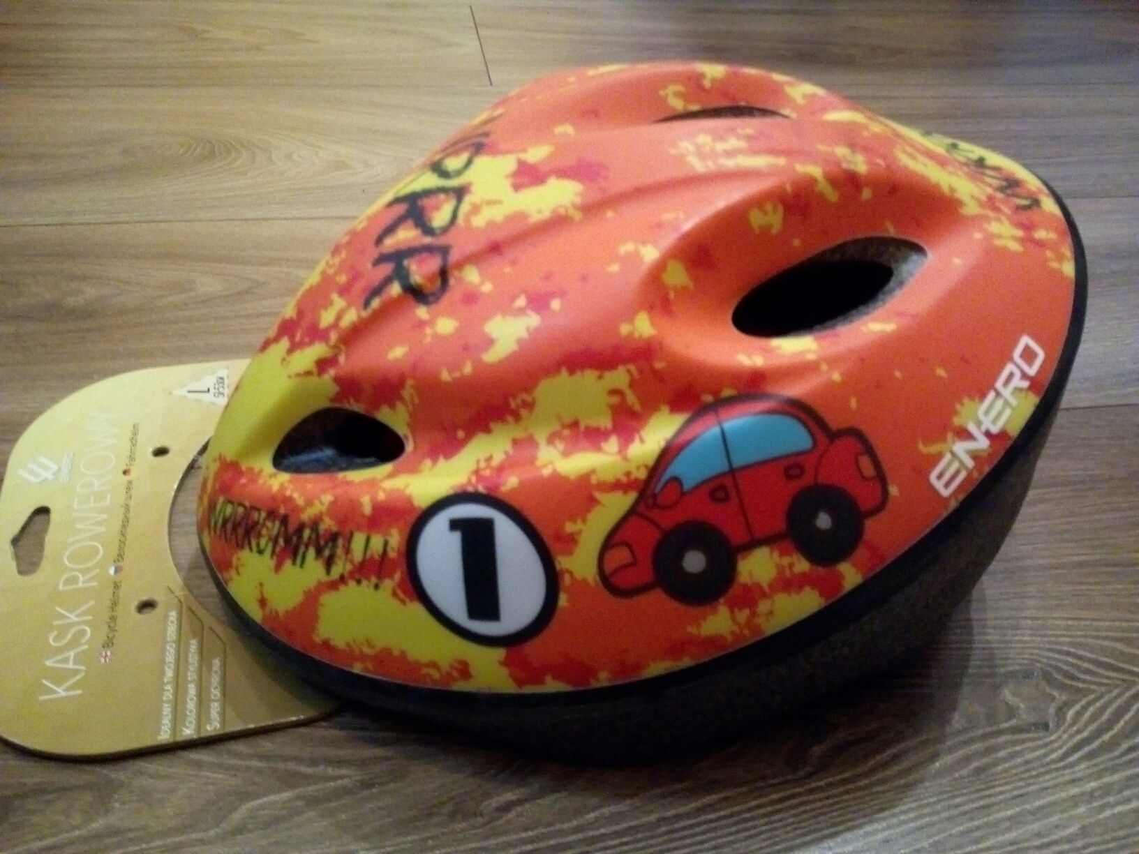 Kask rowerowy dziecięcy rozmiar L (51-53cm)