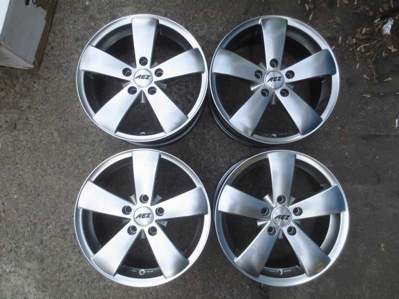 4x felgi aluminiowe AEZ WAVE 16"x7" rozstaw 5x112 ET 48 NOWE !!