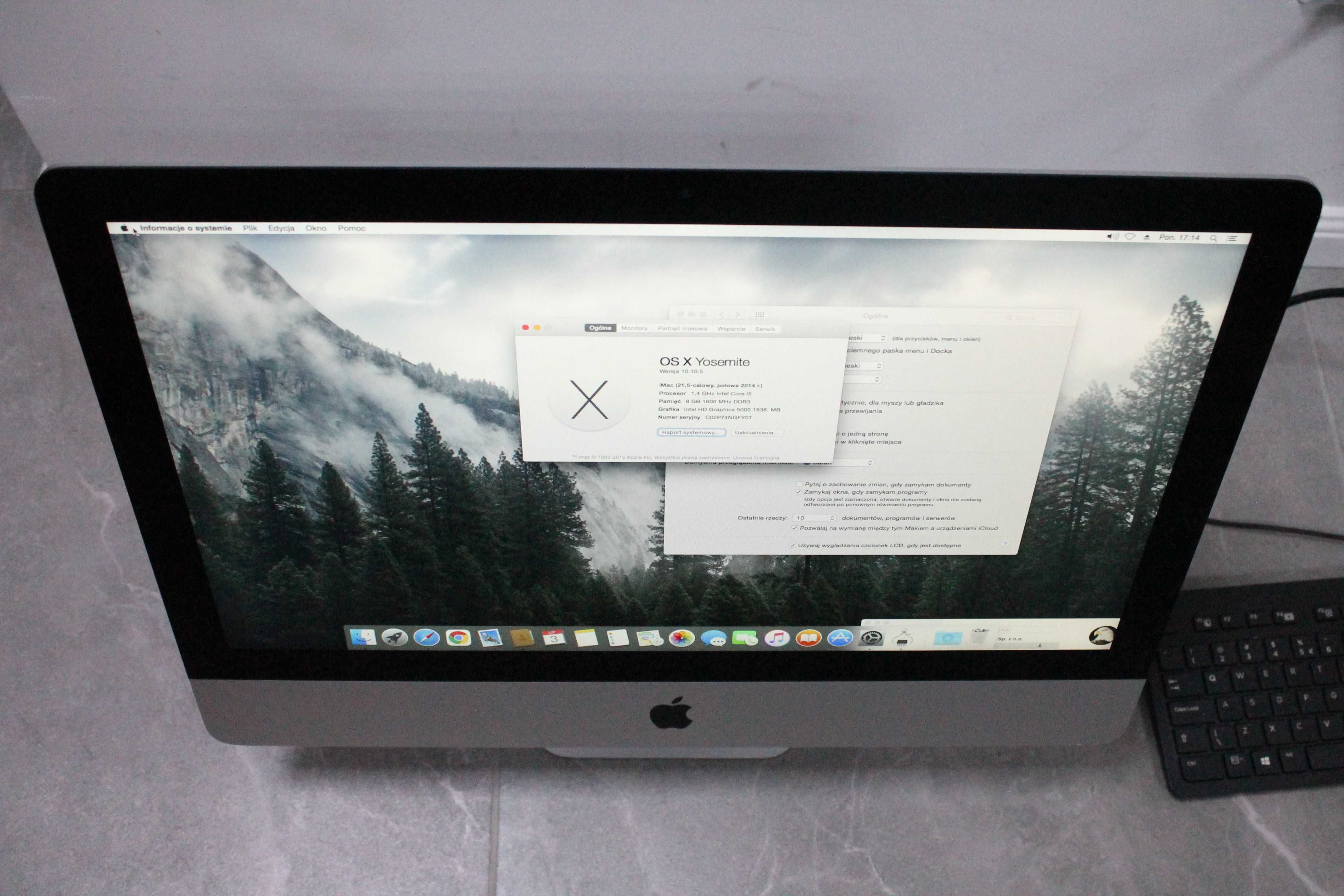 Komputer Apple iMac 8GB IC i5 21,5"