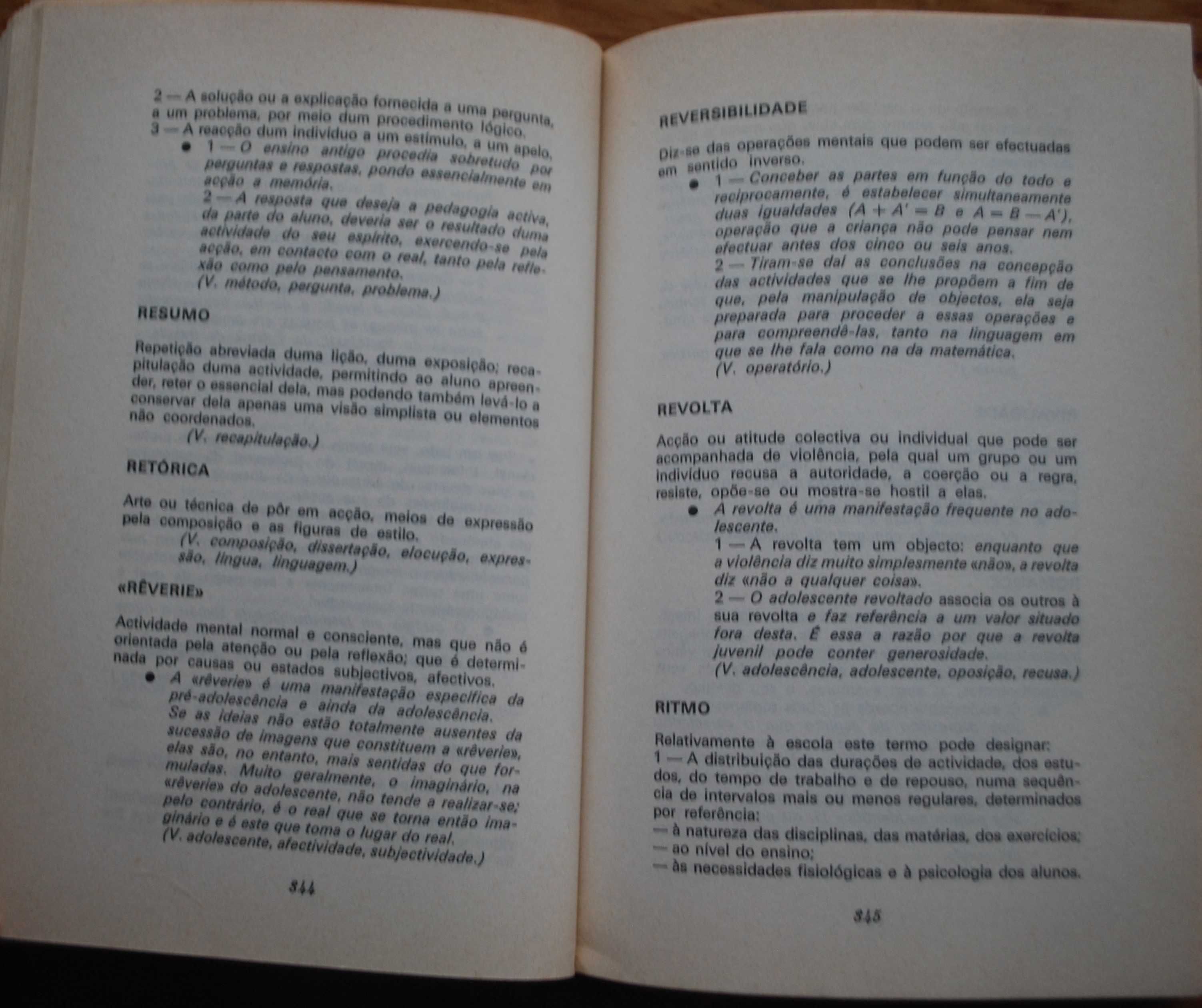 Vocabulário Técnico e Crítico da Pedagogia e Das Ciências da Educação