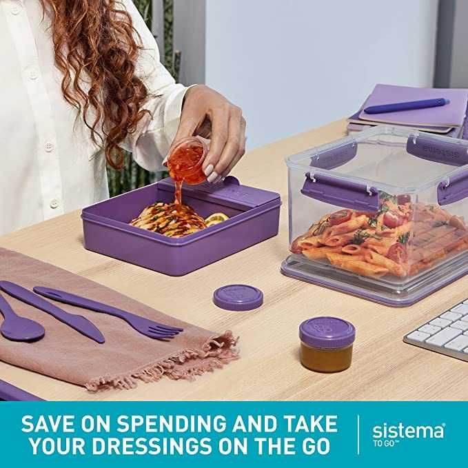 Sistema Kolekcja To Go Pojemnik na Żywność, Plastik, Wielokolorowy,