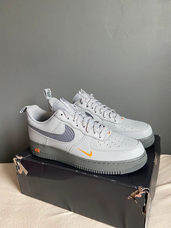 Jak nowe buty nike air force 1 low szare autentyki roz 45