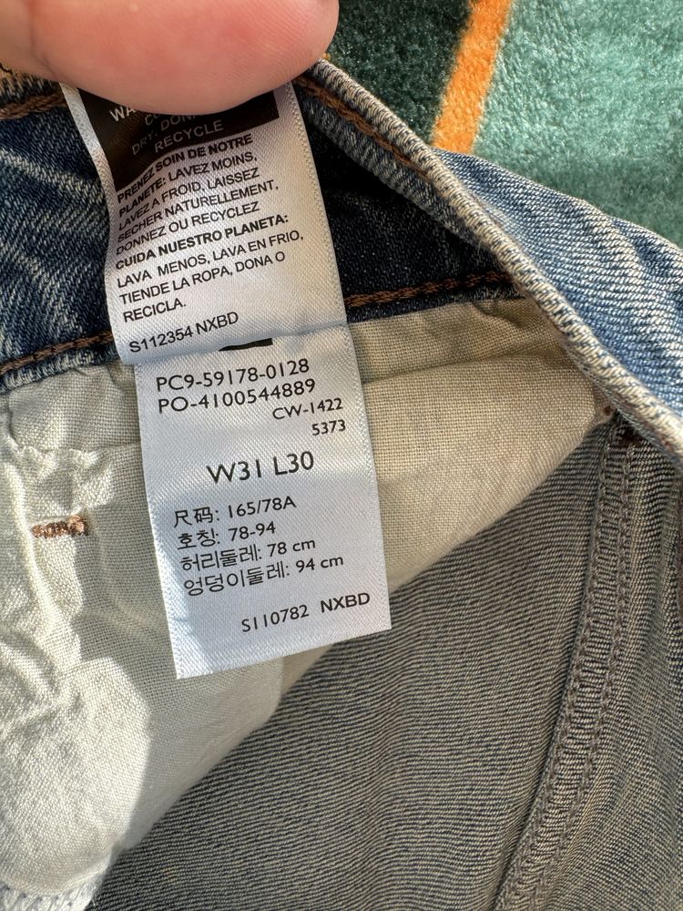 Джинсы Levis W31/L30