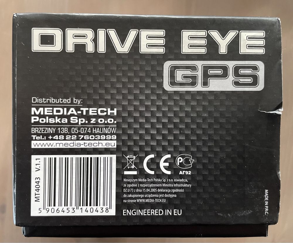 Wideorejestrator Media Tech Drive Eye GPS