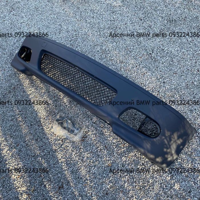 Бампер bmw e46 е46 купе кабріо m packet м пакет мтех юбка передній