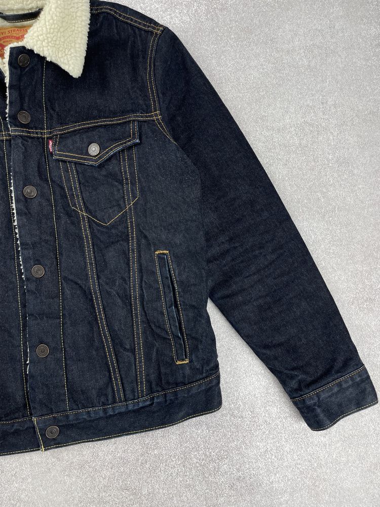 Levis sherpa trucker jacket men’s чоловіча шерпа куртка