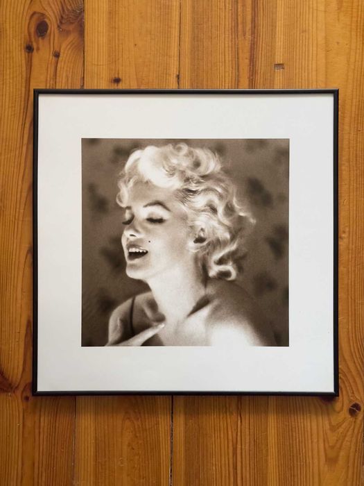 Marilyn Monroe (Glow) Obraz w ramie Art print 40x40 cm