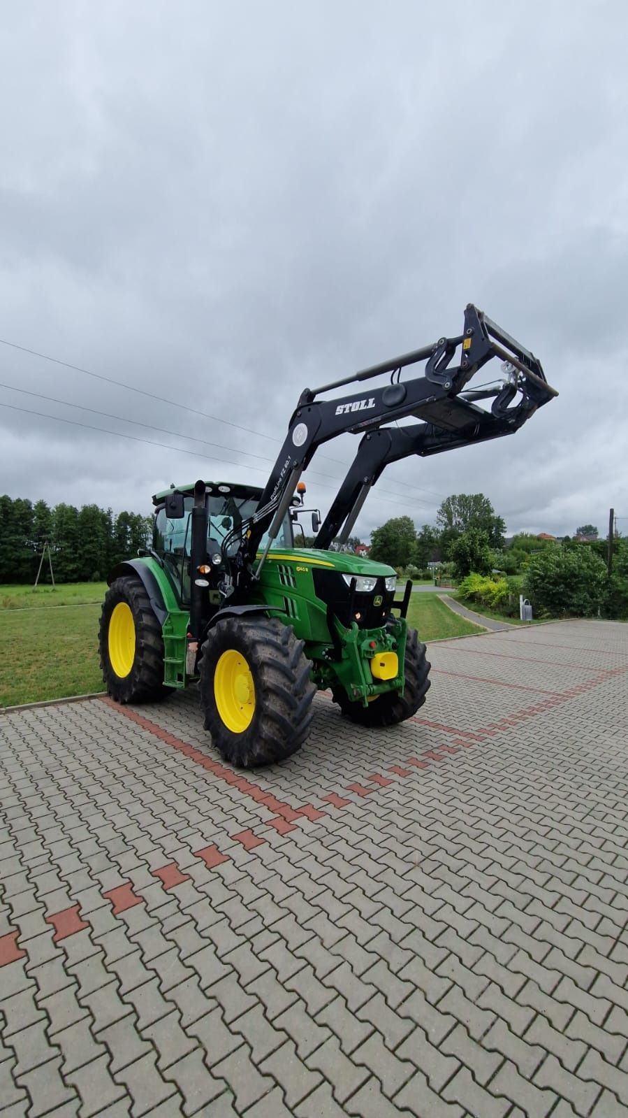 John Deere 6140R tuz wom Tur pneumatyka powerquad ecoschift mechaniczn