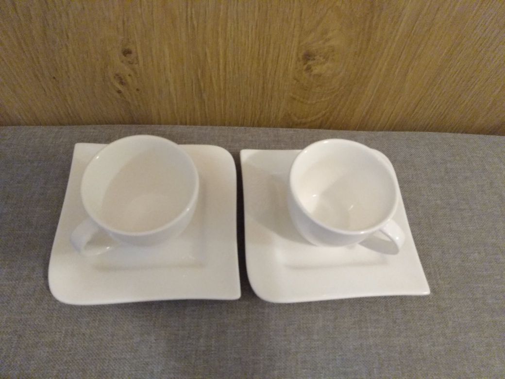 Filiżanki do espresso ze spodkami 2 szt Ambition
