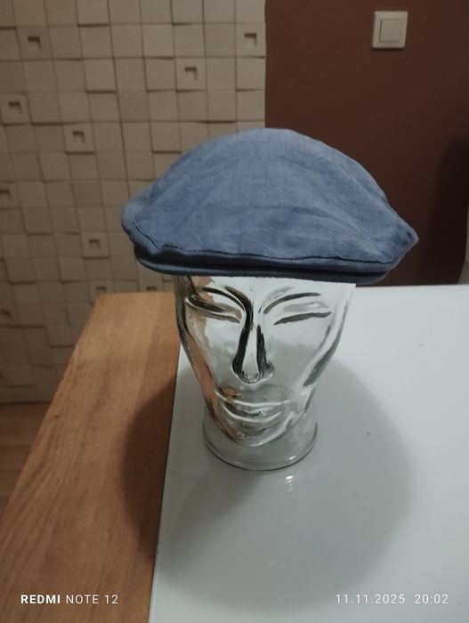 Męski kaszkiet jasnoniebieski