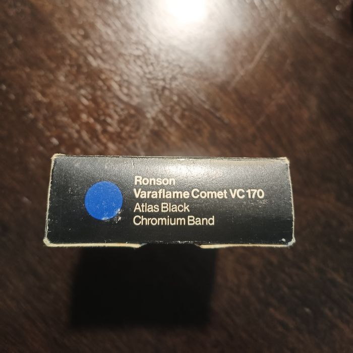 Isqueiro Ronson Comet Atlas Black novo