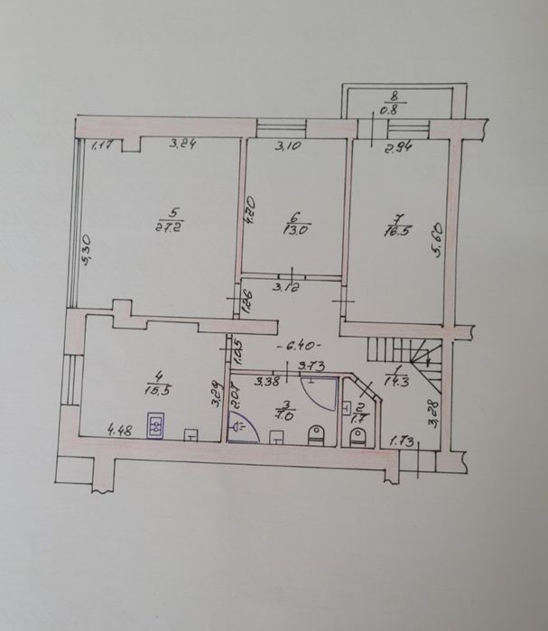 Продаж 4 кім. дворівневої квартири по вул. Чорновола