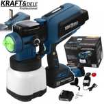 KRAFT&DELE Pistolet Natryskowy Akumulatorowy 1,2l 21v 2500mah KD5480
