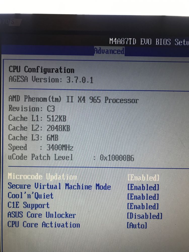 AMD Phenom X4-965 BE процесор/16 GB Ram,материнська плата Asus M4A87TD