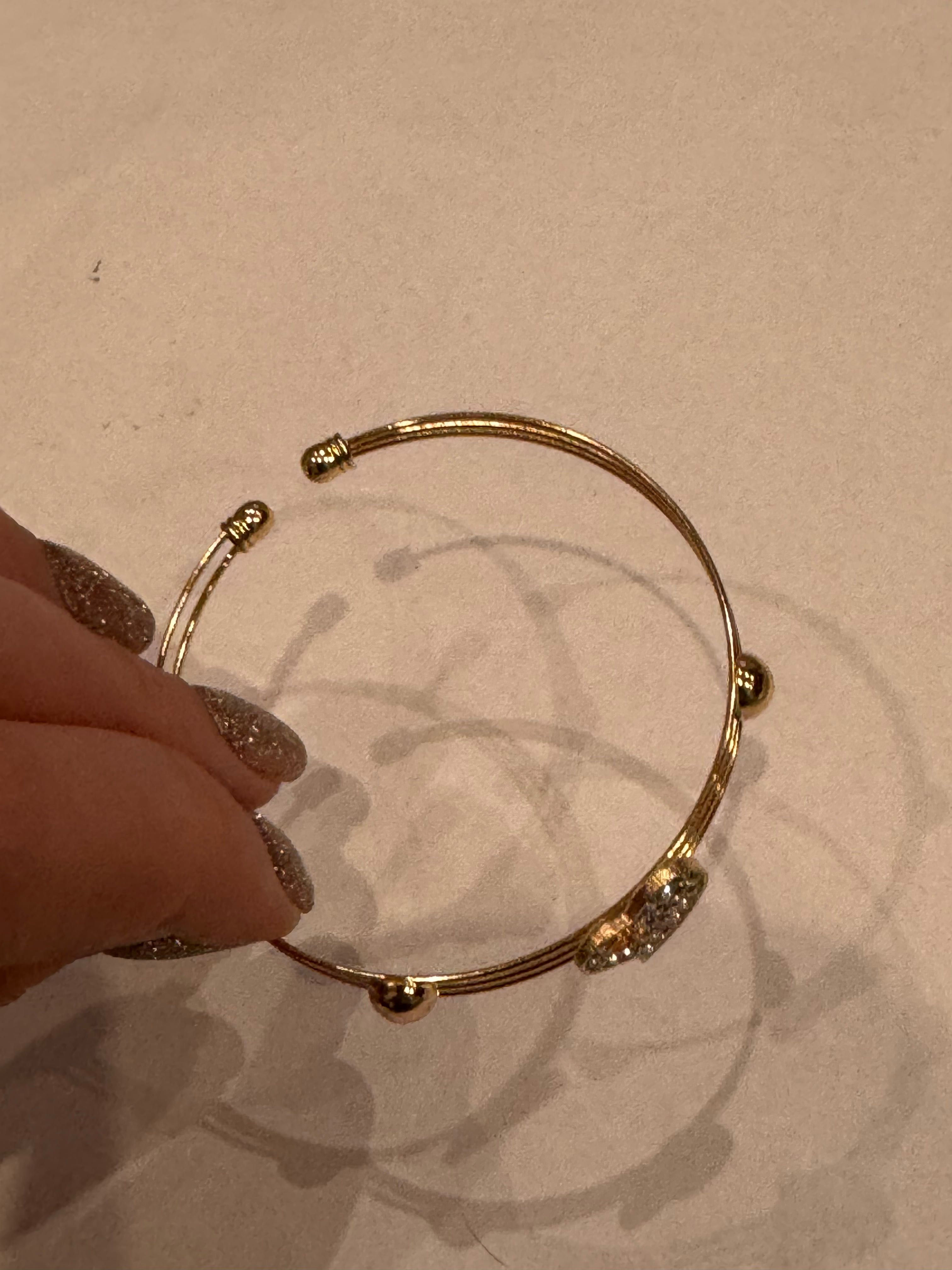 Nowy złoty komplet kolczyki łańcuszek bransoletka pierścionek