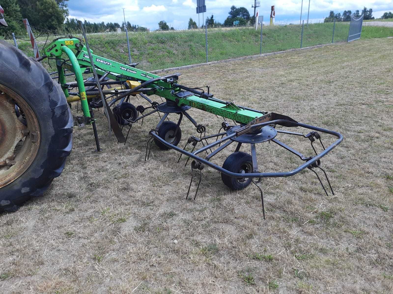 Przetrzasarka Deutz Fahr condimaster 5521 przewracarka zgrabiarka kuhn