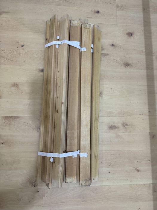 Łóżko metalowe pojedyncze białe