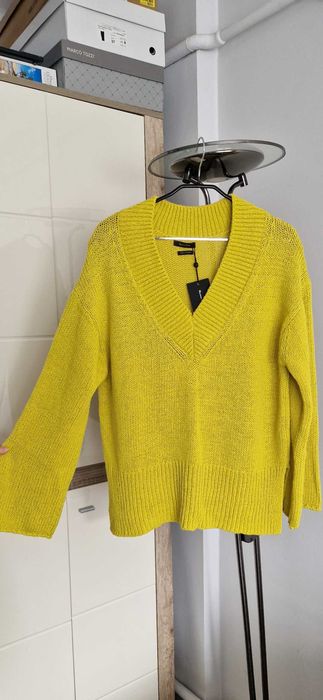 Massimo Dutti nowy sweterek z oversize z metkami