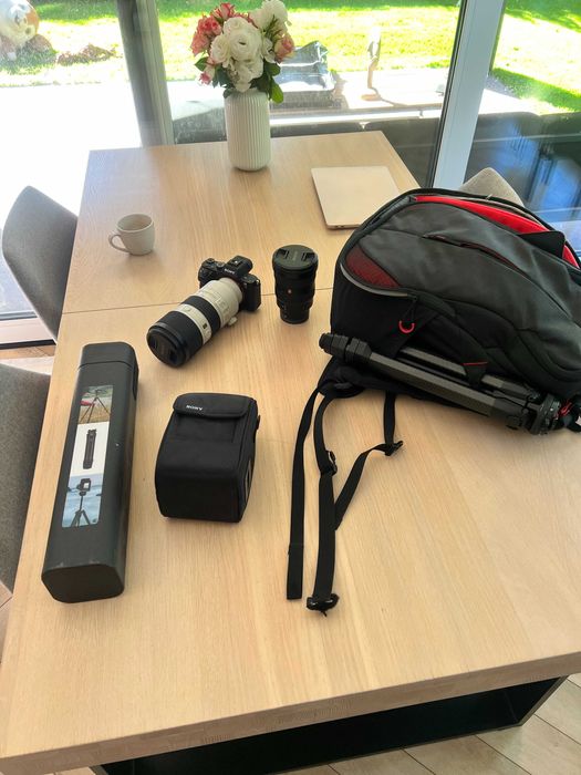 Zestaw Apart, obiektywy, plecak,  statyw SONY Sony A7 II