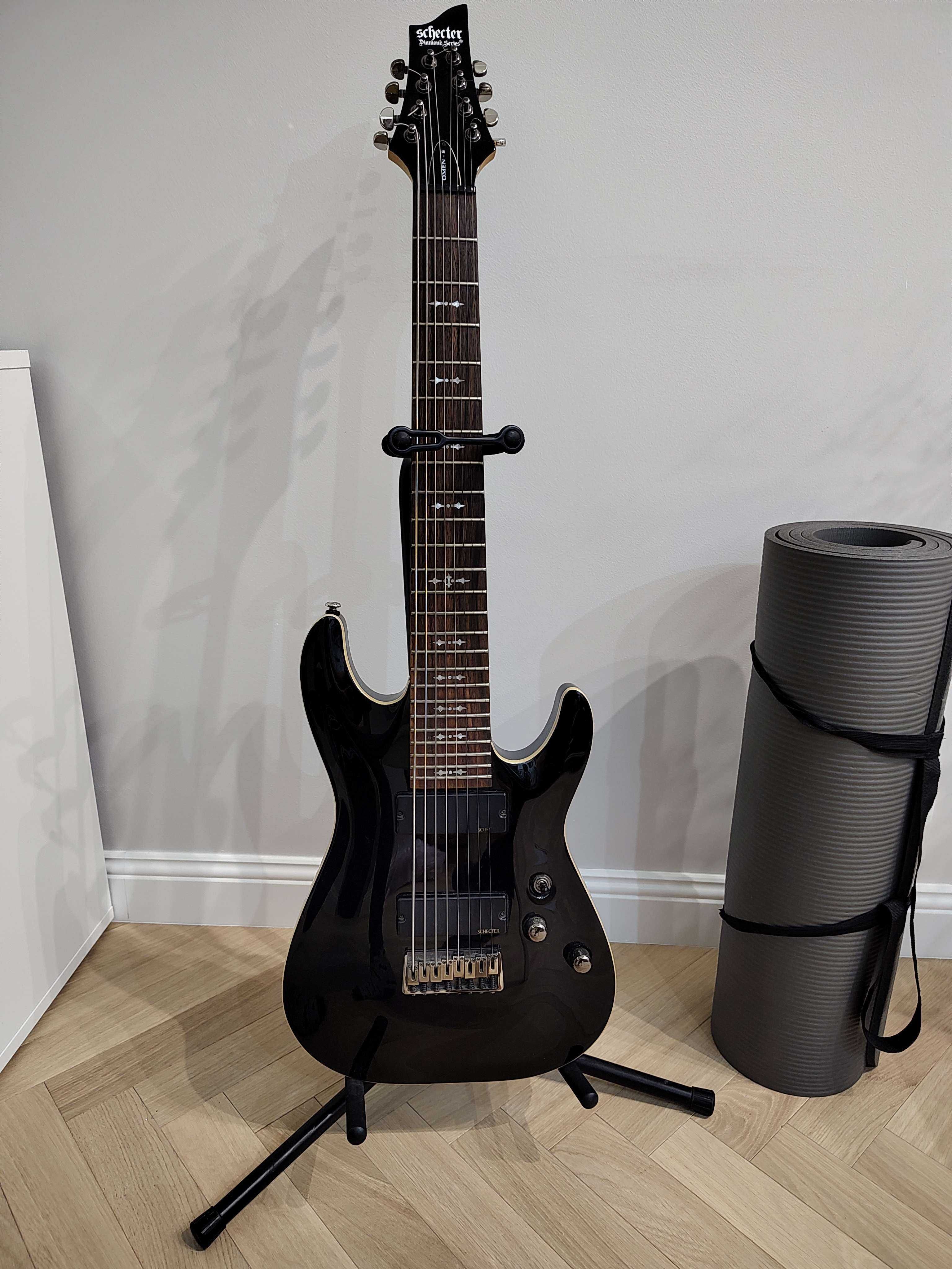 Gitara elektryczna Schecter Omen 8 BLK