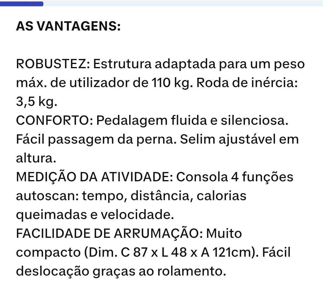 Bicicleta estática