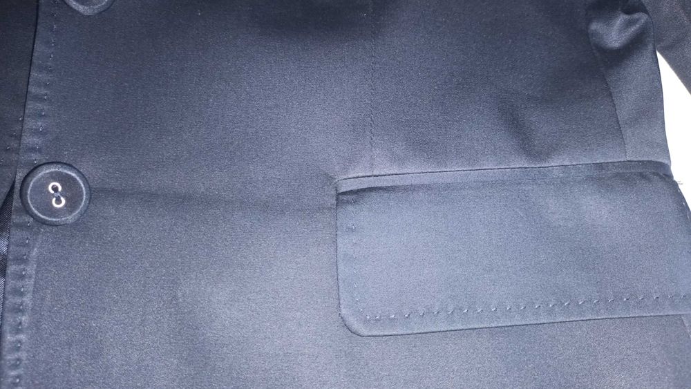 Blazer azul escuro da Decenio