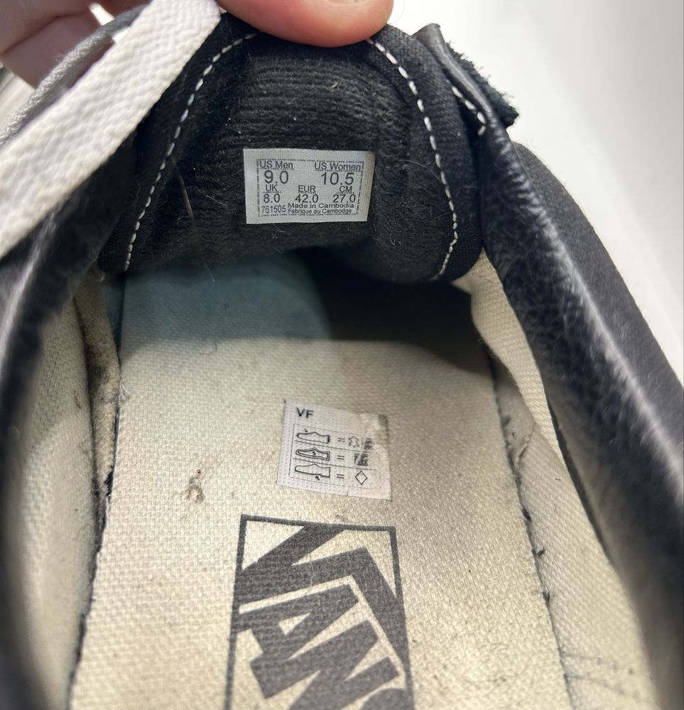 Buty Vans OldSchool czarne niskie rozm. 42