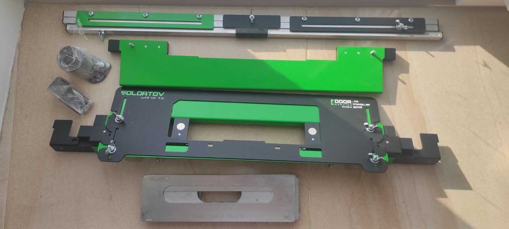 Универсальный шаблон Soldatov 3.0 для врезки фурнитуры в двери