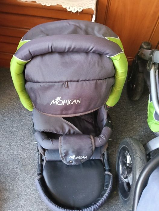 Wózek dziecięcy 3w1 Tako Captivia Mochican szaro-zielony