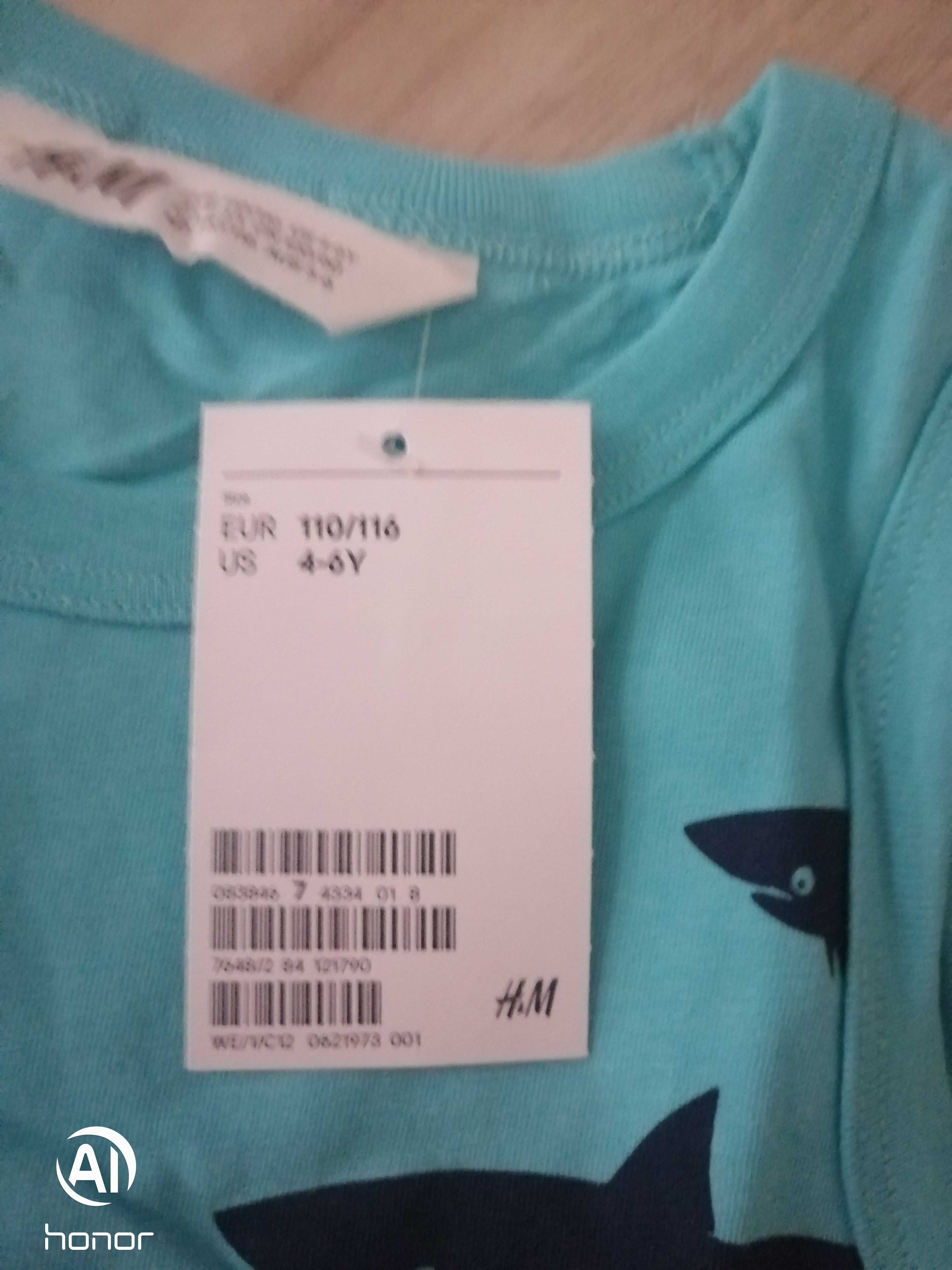 Komplet h&m, rozmiar 110/116