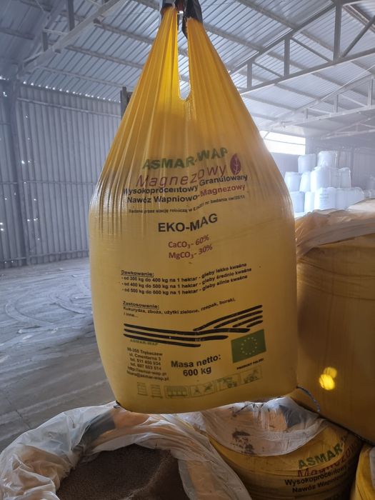 Wapno nawozowe granulowane, węglanowe, magnezowe, kteda