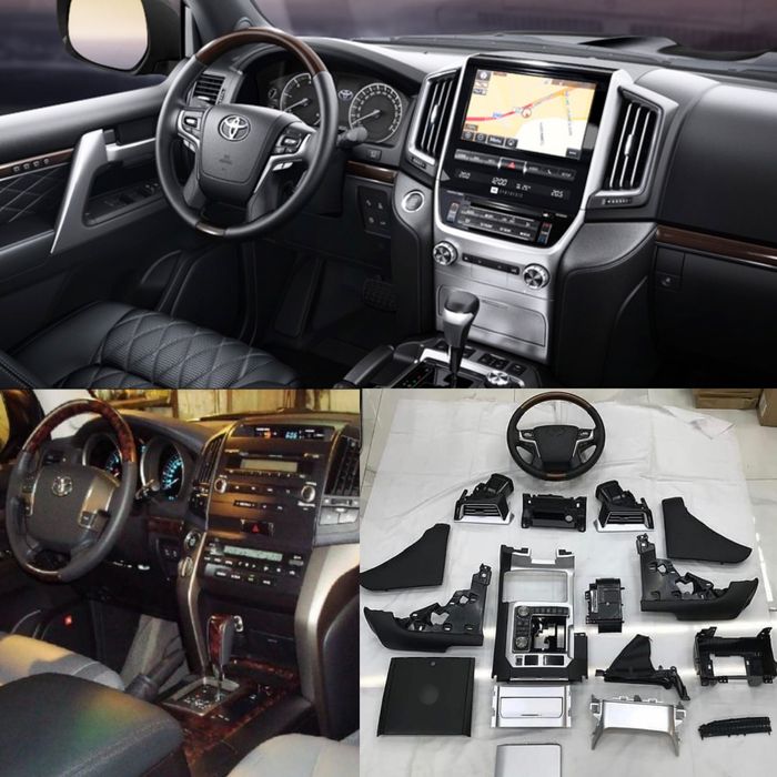 Toyota Land Cruiser 200 рестайлинг салона с 2008 в 2016+