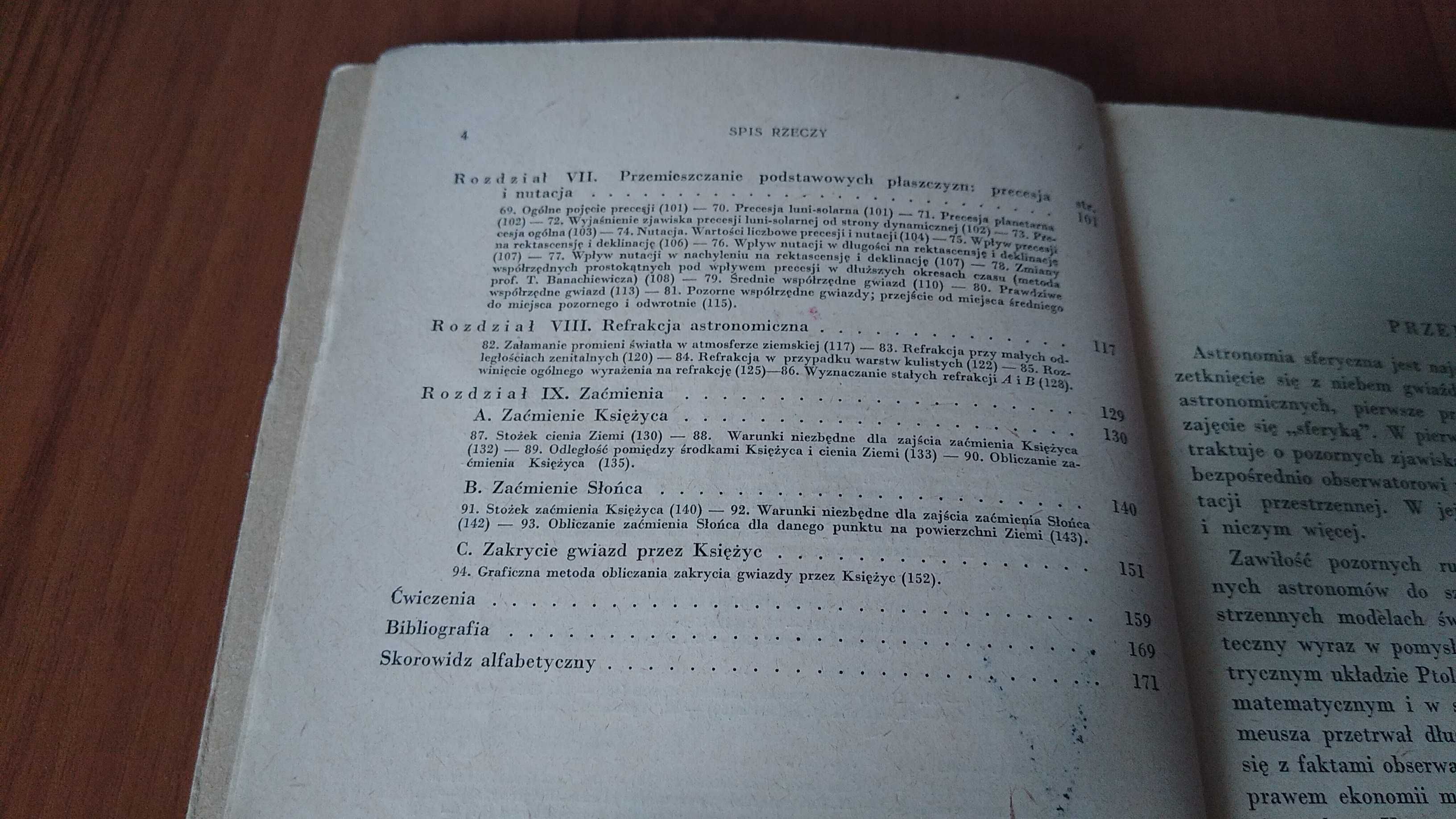 Astronomia sferyczna / Józef Witkowski.