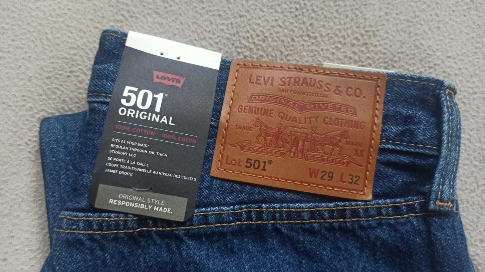 Spodnie męskie Levi's 501 rozm. 29/32